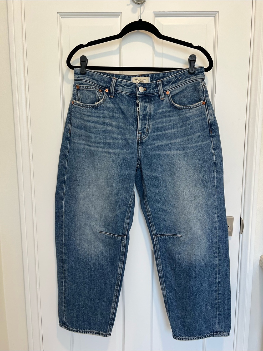 Madewell Darted Barrel Leg Denim Jeans 27P